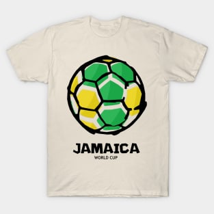 Jamaica Football Country Flag T-Shirt